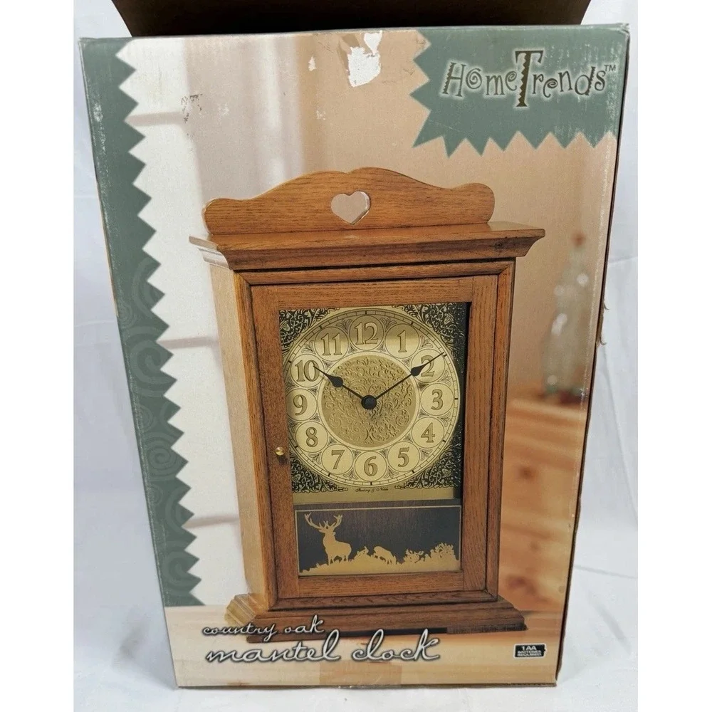 BEAUTIFUL ANSONIA 7 DAY MANTLE CLOCK, WORKING